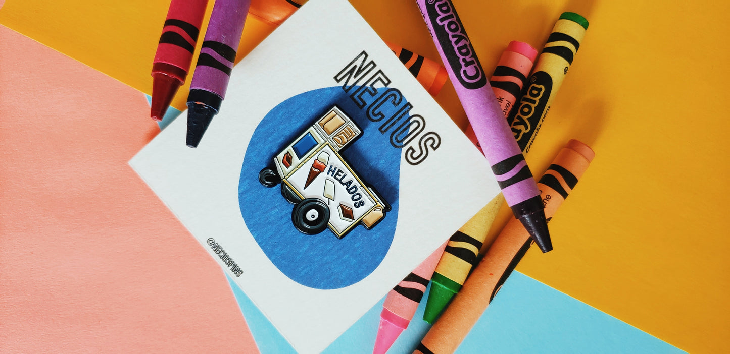 Pin "Carrito de helados"