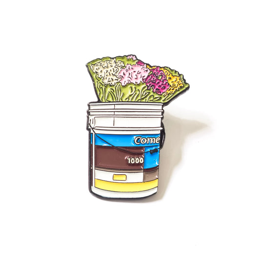 Pin "Cubeta de flores"