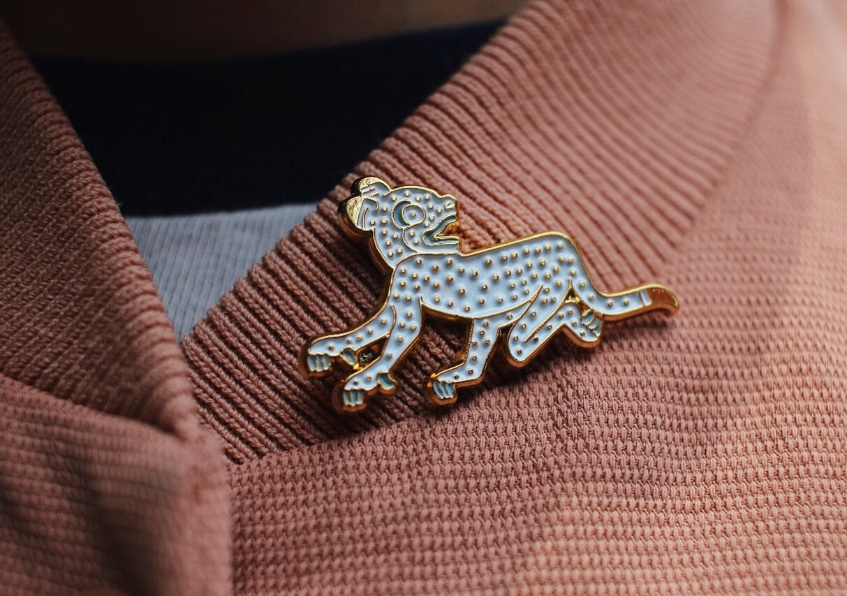 Pin "El Jaguar" Blanco