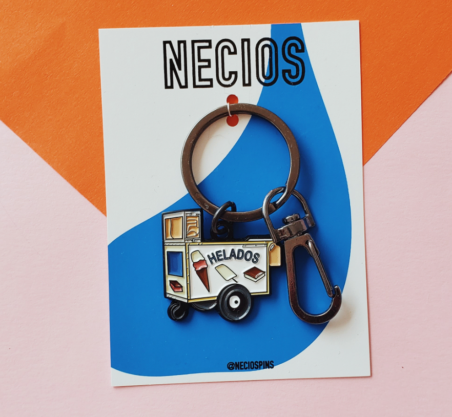Keychain "Ice Cream Cart"